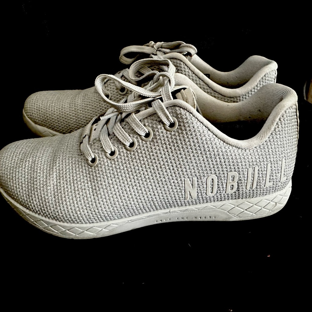 NOBULL arctic grey trainers womens 8/mens 6.5
